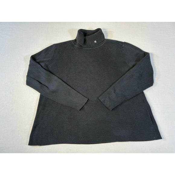 Lauren Ralph Lauren Sweaters - Lauren Ralph Lauren‎ Ribbed Turtleneck Sweater Black Missing Size Tag Med/Large